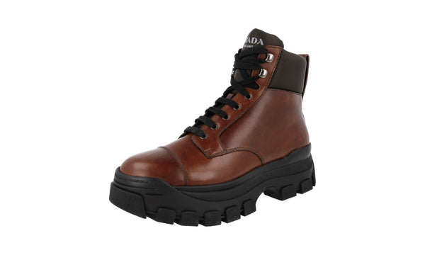 Prada Men's 2TG156 3ON0 F0A0M Leather Half-Boot
