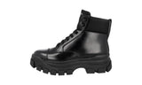 Prada Men's Black Leather Half-Boot 2TG156