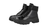 Prada Men's Black Leather Half-Boot 2TG156