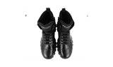 Prada Men's Black Leather Half-Boot 2TG156