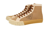 Prada Men's Brown Casetta Wheel High-Top Sneaker 2TG158