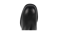 Prada Men's Black welt-sewn Leather Half-Boot 2TG163