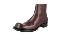 Prada Men's 2TG163 3LCA F0397 welt-sewn Leather Half-Boot