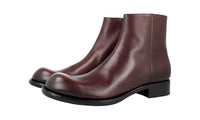 Prada Men's Brown welt-sewn Leather Half-Boot 2TG163