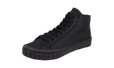 Prada Men's 2TG170 3LFV F0002 Nylon High-Top Sneaker