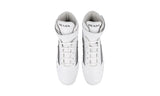 Prada Men's White Leather Rev High-Top Sneaker 2TG172