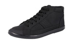 Prada Men's 2TG175 1O2P F0002 Nylon High-Top Sneaker