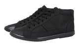 Prada Men's Black High-Top Sneaker 2TG175