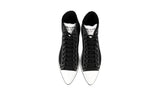Prada Men's Black Pointy High-Top Sneaker 2TG177