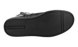 Prada Men's Black Leather Downtown Nappa High-Top Sneaker 2TG184