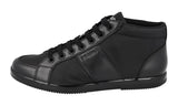 Prada Men's Black Leather Offshore High-Top Sneaker 2TG195