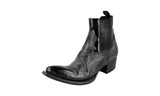 Prada Men's 2TG210 3LMM F0002 Leather Half-Boot