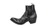 Prada Men's Black Leather Cowboy Half-Boot 2TG210