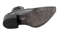 Prada Men's Black Leather Cowboy Half-Boot 2TG210