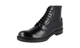 Prada Men's 2TG213 055 F0002 welt-sewn Leather Half-Boot