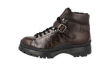 Prada Men's Brown Leather Brixxen 2tgxxx 999 F0003 Half-Boot 2TGXXX