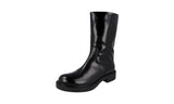 Prada Men's 2UE012 P39 F0002 Brushed Spazzolato Leather Half-Boot
