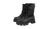 Prada Men's Black Monolith Shearling Boots 2UE014