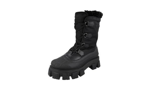Prada Men's 2UE015 3LEO F0002 Nylon Boots