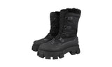 Prada Men's Black Monolith Shearling Boots 2UE015