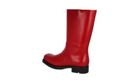 Prada Men's Red Leather Boots 2UG004