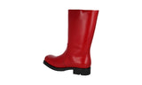 Prada Men's Red Leather Boots 2UG004