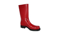 Prada Men's Red Leather Boots 2UG004