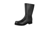 Prada Men's Black welt-sewn Leather Boots 2UG005