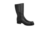 Prada Men's Black welt-sewn Leather Boots 2UG005