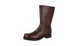 Prada Men's Brown welt-sewn Leather Boots 2UG005