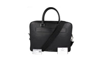 Prada Men's 2VE368 Black Buffalo Leather Folder Bag
