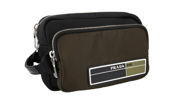 Prada Men's 2VF029 Black Nylon Weekender