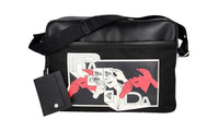 Prada Men's Black Leather X James Jean Limited Messenger Bag 2VH027