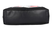 Prada Men's Black Leather X James Jean Limited Messenger Bag 2VH027