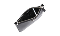 Prada Women's Black Brushed Spazzolato Leather Shoulder Bag 2VH129