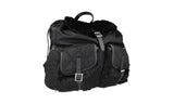 Prada Men's 2VZ015 Black Textile Backpack