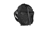 Prada Women's Black Quilted Nylon Fur Fell Bag Tasche Backpack 2VZ015