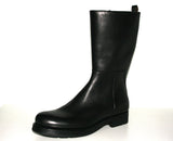 Prada Men's Black welt-sewn Leather Boots 2W1892