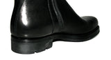 Prada Men's Black welt-sewn Leather Boots 2W1892