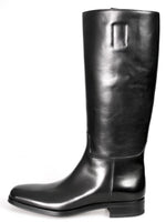 Prada Men's Black welt-sewn Leather Boots 2WA004