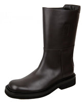 Prada Men's Brown welt-sewn Leather Boots 2WG011