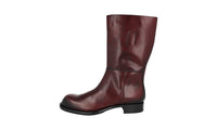 Prada Men's Brown welt-sewn Leather Boots 2WG012