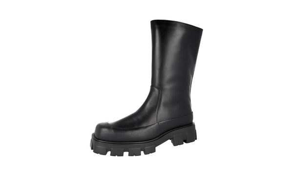 Prada Men's 2WG015 1024 F0002 Leather Boots