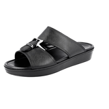 Prada Men's Black Saffiano Leather Sandals 2X2938