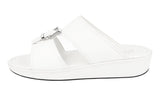 Prada Men's White Saffiano Leather Sandals 2X2938