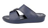 Prada Men's Blue High-Quality Saffiano Leather Sandals 2X2938