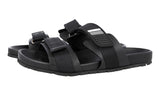 Prada Men's Black Leather Sandals 2X3002