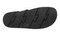 Prada Men's Black Leather Sandals 2X3007