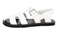 Prada Men's White welt-sewn Leather Sandals 2X3007