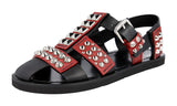 Prada Men's 2X3008 3V32 F022C Leather Sandals